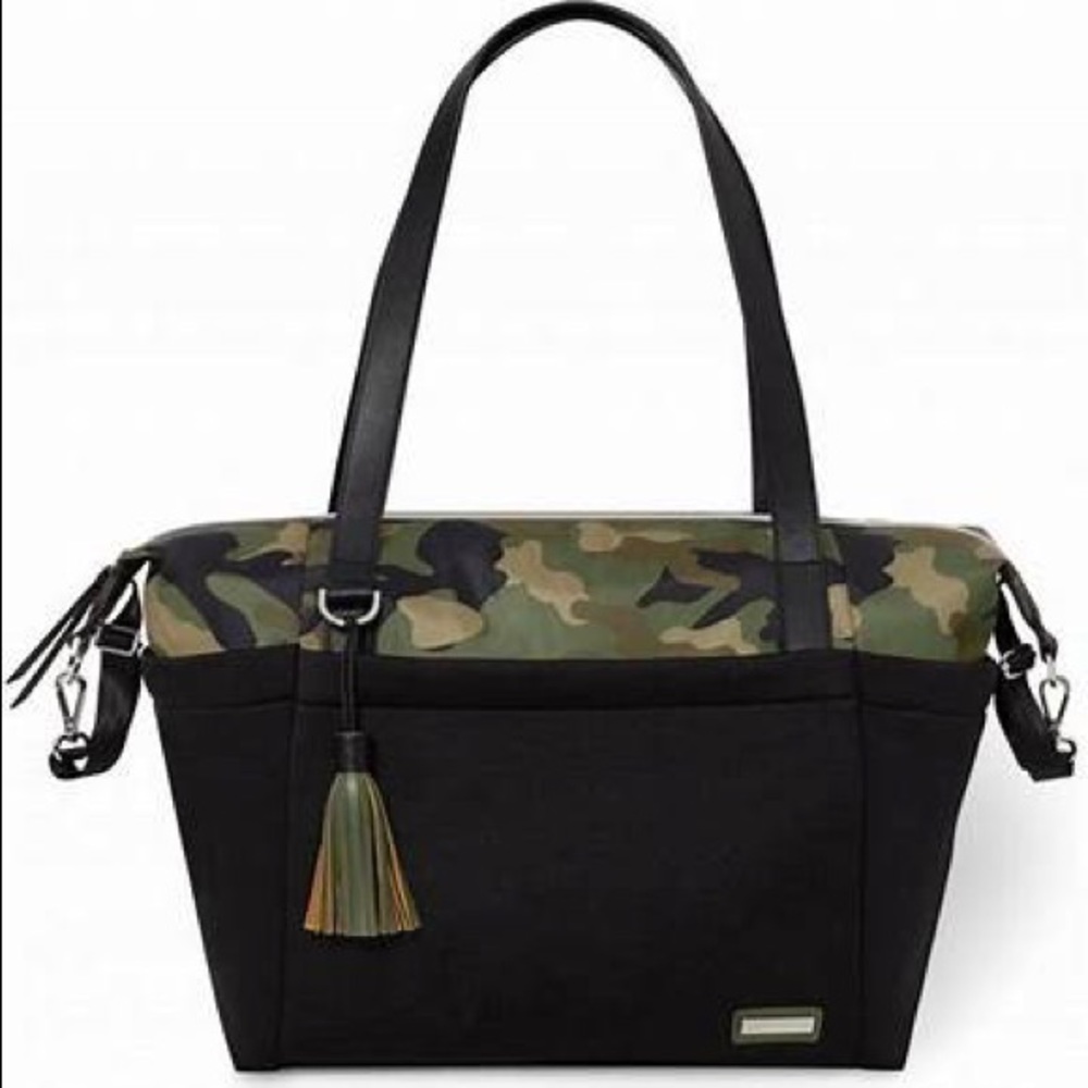 Skip Hop Neoprene Green Camouflage Diaper Bag